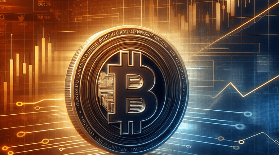 "Una imagen del criptomoneda BONK en contraste con un gráfico fluctuante, simbolizando su precio cambiante. Logotipos de Bitcoin y Ethereum desvanecidos ligeramente para representar su leve caída. Se enfatiza el tema del ecosistema Solana y las altcoins. La imagen se superpone con una capa transparente de nuestros colores de marca Naranja (#FF9811), Azul Oscuro (#000D43) y Azul Medianoche (#021B88), utilizando degradados de forma creativa. El texto en la imagen dice 'Cambio en el mercado de Altcoins: Dinámica de precios de BONK'. La imagen tiene 1200 x 628 píxeles, adecuada para una publicación en un blog de WordPress."
