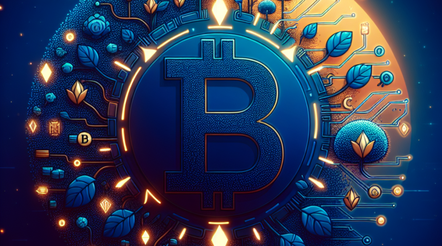 "Pi Network logo standing out at the center amidst a vibrant group of growing startups, against a gradient background transitioning from a warm orange to dark blue. Text 'Pi Network Ventures' in midnight blue at the top, followed by 'Investing $100 Million in Startups' at the bottom in dark blue, signifying the company's commitment to funding new entrepreneurial endeavors."