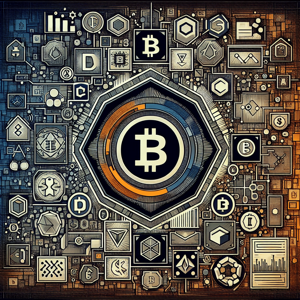 "Digital illustration showcasing PayPal logo amidst various stablecoin logos such as Ripple, Mastercard, Visa, ING and Stripe with a backdrop of Ethereum, U.S. Treasury bills, and PYUSD symbols. Main color palette used are Orange, Dark Blue, and Midnight Blue reflecting conclusion of SEC investigation into PayPal's PYUSD stablecoin. Image size of 1200 x 628 pixels."
