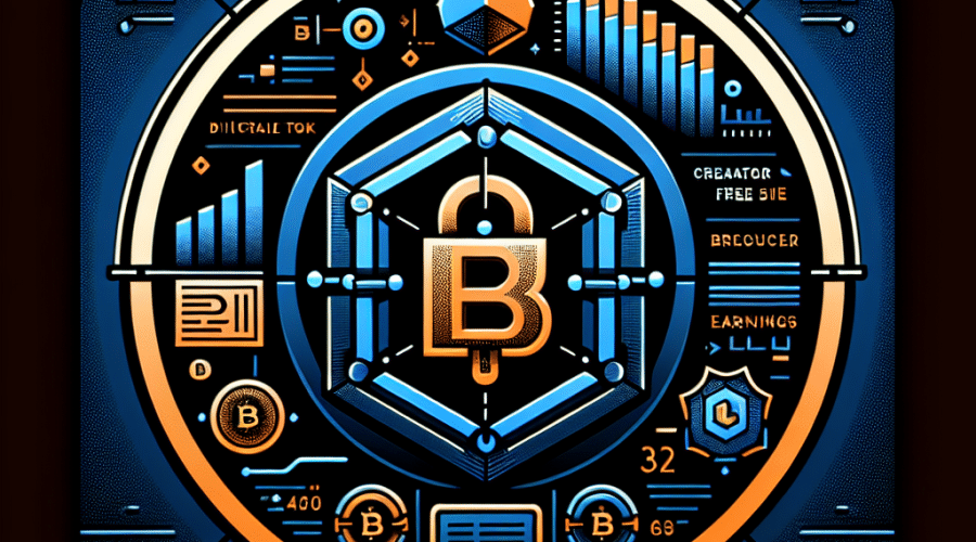 "Seguridad en criptomonedas con el logotipo de Believe resaltando, superpuesto con un candado digital y una cadena. Gráficos que simbolizan el estado de salud del token y las ganancias por comisiones del creador están sutilmente en el fondo. Una imagen de un token con un sufijo BLV es claramente visible para simbolizar un token seguro lanzado desde la plataforma. Paleta de colores utilizada: Naranja: #FF9811, Azul Oscuro: #000D43, Azul Medianoche: #021B88. Tamaño de la imagen 1200x628 píxeles."