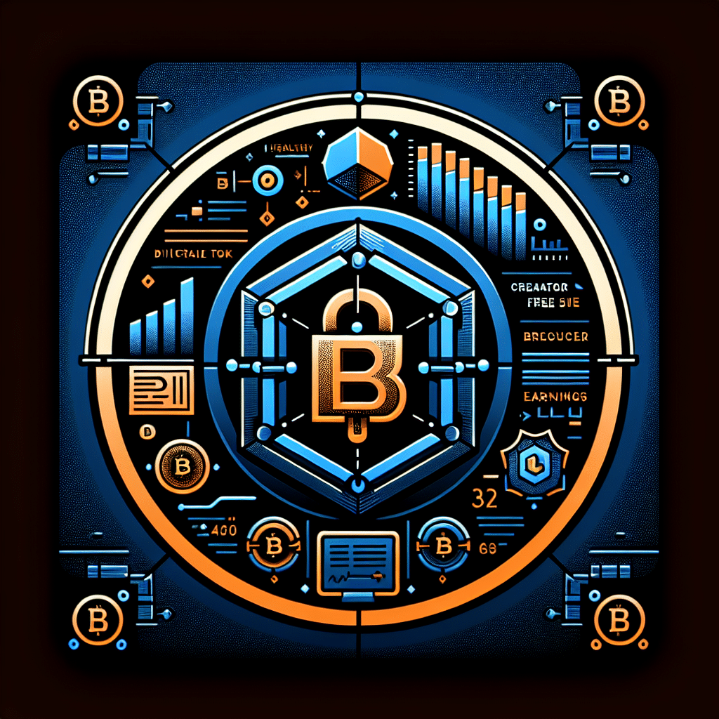 "Seguridad en criptomonedas con el logotipo de Believe resaltando, superpuesto con un candado digital y una cadena. Gráficos que simbolizan el estado de salud del token y las ganancias por comisiones del creador están sutilmente en el fondo. Una imagen de un token con un sufijo BLV es claramente visible para simbolizar un token seguro lanzado desde la plataforma. Paleta de colores utilizada: Naranja: #FF9811, Azul Oscuro: #000D43, Azul Medianoche: #021B88. Tamaño de la imagen 1200x628 píxeles."