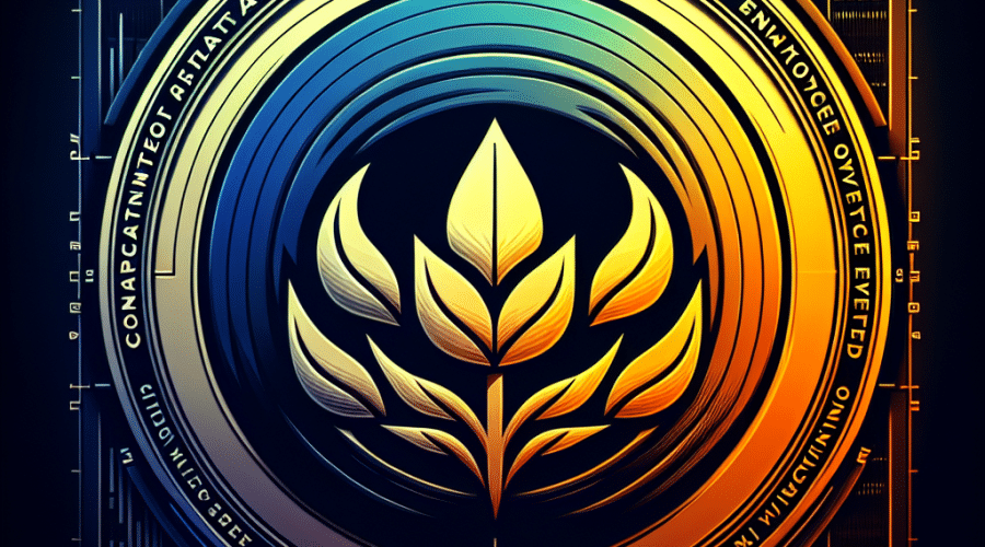 "Imagen del logo de Canary Capital y del token Cronos de Crypto.com fusionados, con el logo de la Comisión de Valores y Bolsa de Estados Unidos en primer plano, simbolizando el proceso de archivo. El fondo es un degradado de nuestros colores de marca Naranja, Azul Oscuro y Azul Medianoche, con una transición suave a lo largo de las dimensiones de la imagen. El texto 'Canary Capital Staked CRO ETF' en letras blancas, en negrita y de alto contraste, está centrado. Ilustra la asociación y el tema del fondo cotizado en bolsa. Asegúrese de que la imagen representa atemporalmente la esencia del artículo y tiene un tamaño apropiado de 1200 x 628 píxeles."