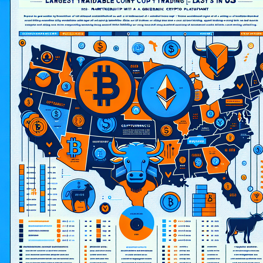 "Blue and orange infographic presenting Bitcoin and Ethereum coins, Moomoo logo, and a detailed US map showcasing crypto trading availability. Displays a list of 32 cryptocurrencies, each marked with a check. Key phrases such as 'Moomoo Crypto Launch', 'Largest Tradable Coin List for US', and 'Coinbase's CaaS Platform Partnership' are prominently highlighted. Image resolution is 1200 x 628 pixels."