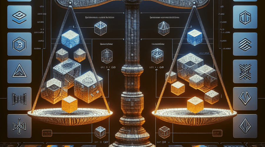 "Balanced scale model with online currencies and chains symbolizing OneBalance, overlaid with a bold announcement of $20M Series A financing, toolkit imagery depicting digitization, and investor logos of Cyber Fund, Blockchain Capital, Mirana Ventures, and L2IV. The graphic is professionally designed with a technological aura, highlighted with orange tones, and appropriately sized at 1200 x 628 pixels."