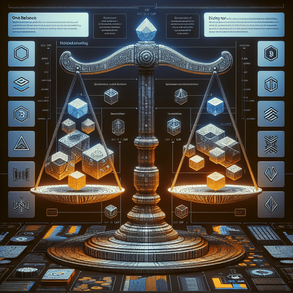 "Balanced scale model with online currencies and chains symbolizing OneBalance, overlaid with a bold announcement of $20M Series A financing, toolkit imagery depicting digitization, and investor logos of Cyber Fund, Blockchain Capital, Mirana Ventures, and L2IV. The graphic is professionally designed with a technological aura, highlighted with orange tones, and appropriately sized at 1200 x 628 pixels."