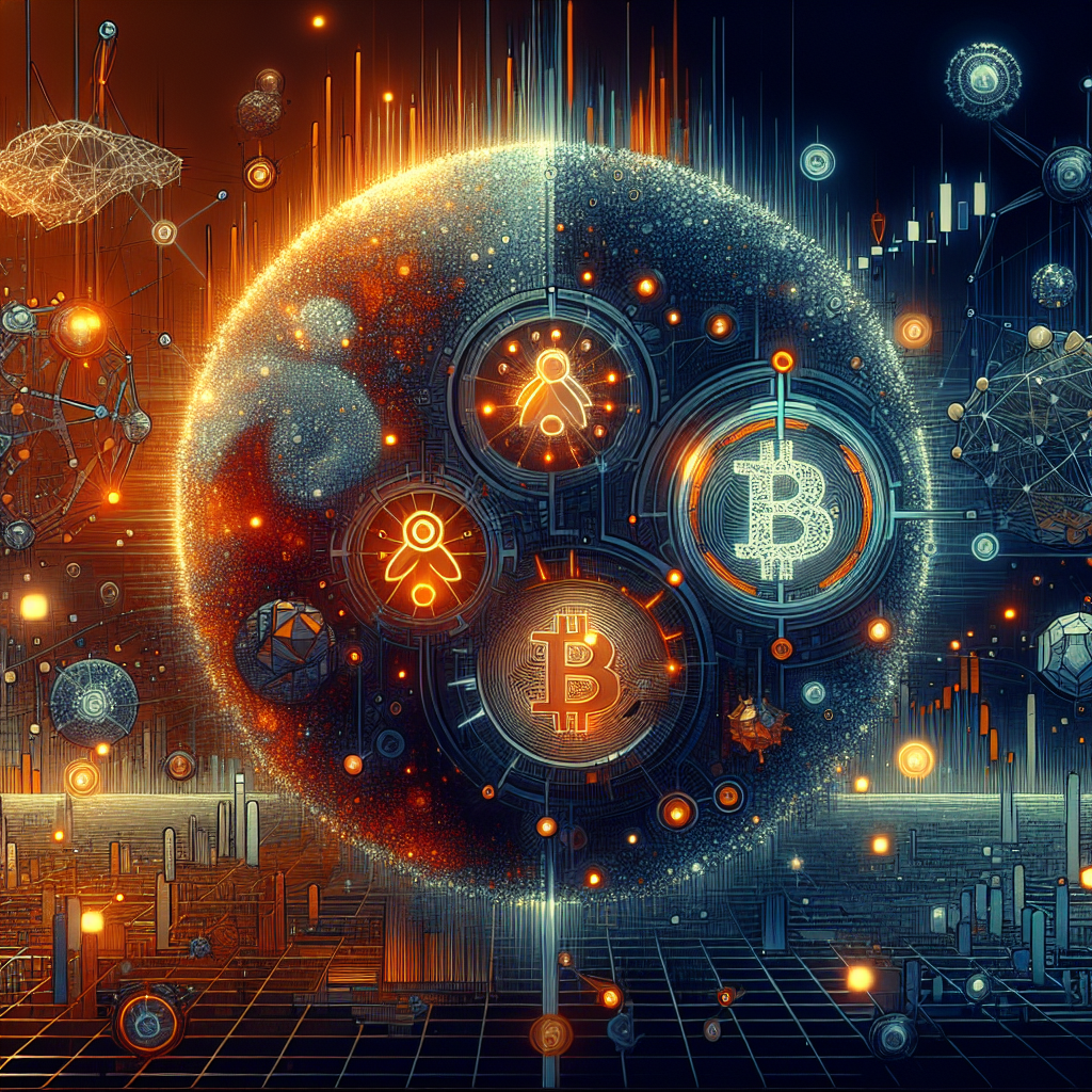 "1200x628 px image showcasing the integration of AI tools ChatGPT 4o and Grok 3, in orange, dark and midnight blue color scheme. The image suggests enhanced cryptocurrency research in the altcoin market using AI technology."