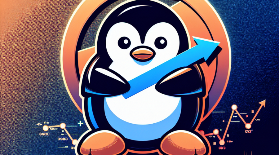 "Digital image featuring Pudgy Penguins and OpenSea logos bordered by lines signifying refusal of acquisition, on a gradient backdrop transitioning from Orange to Midnight Blue. Accompanied by smaller Lufthansa and NASCAR logos showcasing partnerships, and white bar graphs and numeric charts at the bottom representing the increasing NFT sales and PENGU token performance, with a prominent heading 'Pudgy Penguins Denies OpenSea Acquisition'".