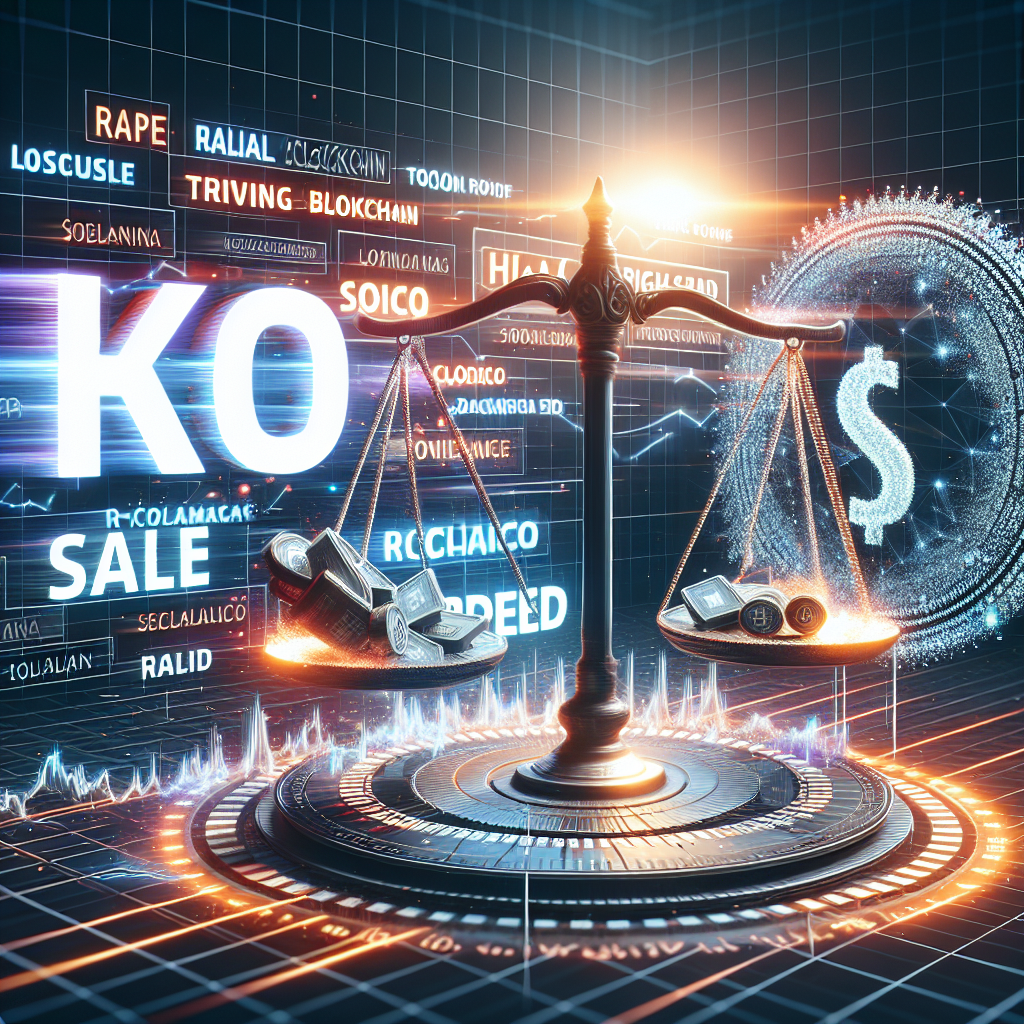 "Crypto launchpad Pump.fun showcasing rapid ICO sale amidst a massive community of investors leveraging Solana blockchain speed; controversy over legality and investor safety generates discussion."