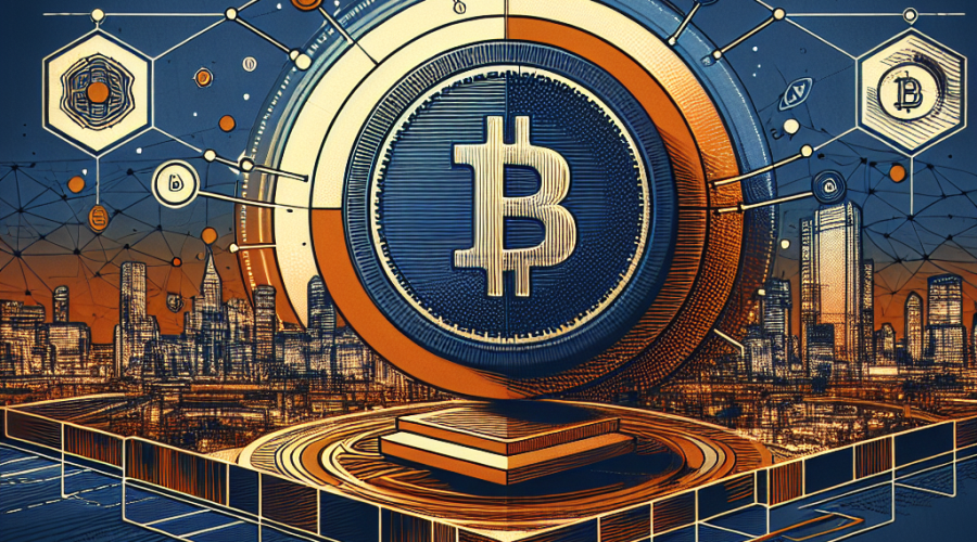 "1200x628 pixel diagram showcasing the 'Stable' Layer 1 blockchain with Tether USDT token highlighted in vibrant orange (#FF9811), against a backdrop of a futuristic cityscape signifying the evolution of stablechain. Dark blue (#000D43) and midnight blue (#021B88) graphical elements symbolize high-speed transactions and lower fees. Also features symbolic representation of gas-free transactions, debit/credit card integration, and enterprise features, with a nod to the phase-wise project development and Bitfinex's involvement. Perfect for a WordPress blog post on the subject of blockchain technology."