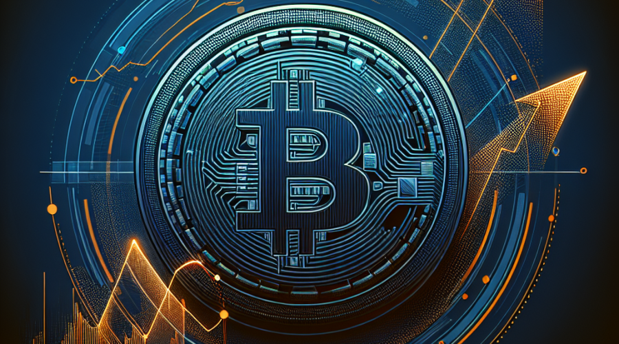 "Alt-Text: Circle logo overlaying a vibrant Hyperliquid blockchain graphic, underscoring Arbitrum's positioning illustrated by a declining graph. A prominently displayed USDC coin marked 'Direct Minting' in bold Midnight blue contrasts against the bright Orange highlights on a dark Blue background. Subtle opacity filter applied, ensuring consistent brand aesthetics."