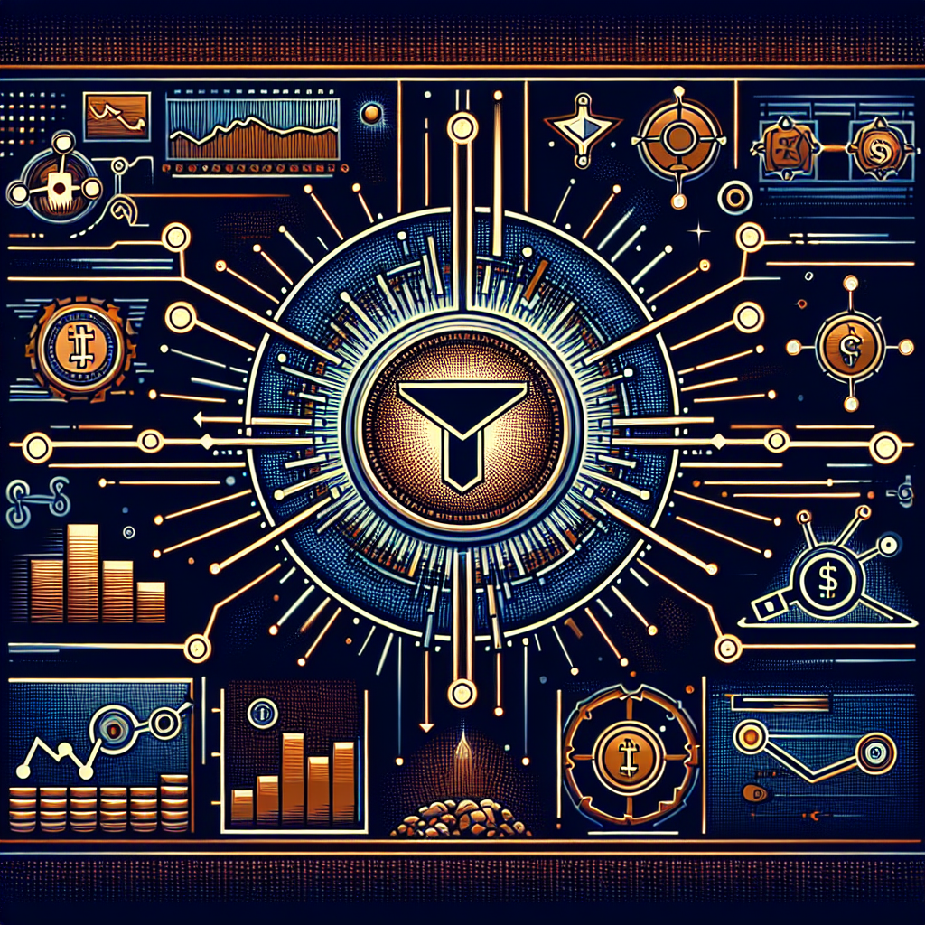 "Etherex logo and REX token increasing in value in an attractive blend of Orange and Dark Blue with Olympus DAO and Friend Tech subtly integrated, representing the successful (3,3) tokenomics mechanism and 0 million TVL milestone."