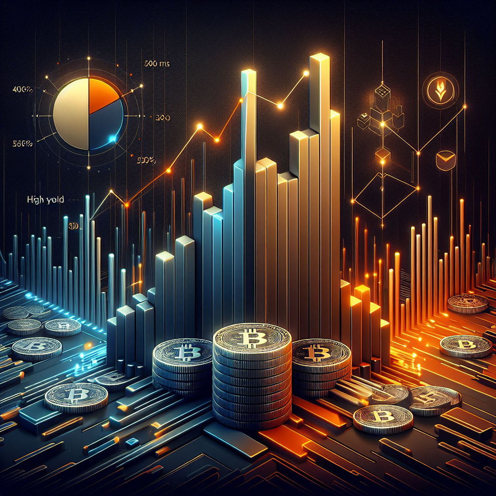 "Brand-themed graphic in orange, dark blue, and midnight blue, featuring a central rising bar graph with 'USDe' stamped coins symbolizing a 75% market cap increase. To the left, an icon marking Ethena's debut, and to the right, an illustration of high-yield staked USDe. A headline in the top corner announces USDe outperforming BTC ETF and Ethereum ETF inflows, while a steeply ascending line graph in the bottom right signifies the ENA token's 140% boost."