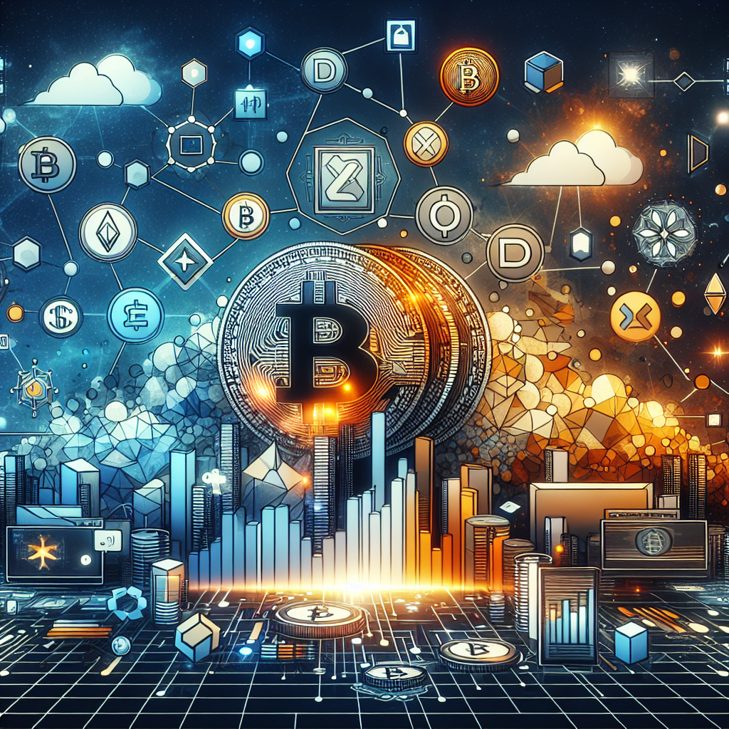 "Lygos Finance logo featured on a virtual finance landscape, illustrating concepts of non-custodial Bitcoin-backed lending with Bitcoin and Ethereum symbols, bilateral agreements via DLCs, and secure transparency for lenders and borrowers. Background suggesting past bitcoin lending crises with a bright path leading towards Lygos, symbolizing a new era in the bitcoin credit market. Key visual elements in brand colors Orange: #FF9811, Dark Blue: #000D43, and Midnight Blue: #021B88."
