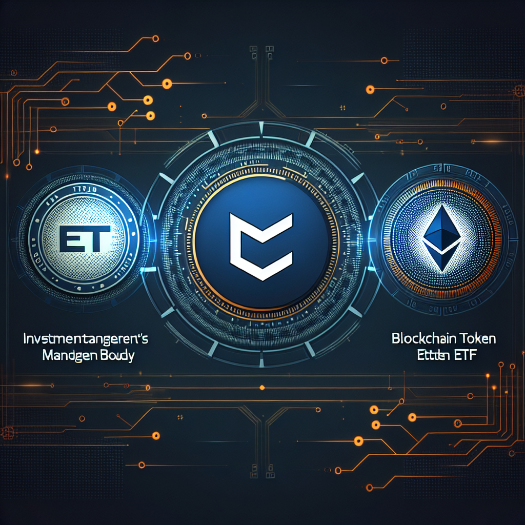 "SEO alt-text: Illustration featuring the logos of Securities and Exchange Commission, Invesco Galaxy and a stylized Solana (SOL) token against a blockchain backdrop in Dark Blue #000D43. Highlights in Orange #FF9811 and Midnight Blue #021B88. Text 'Invesco Galaxy Spot Solana ETF moves to SEC's public comment period' in bold, contrasting brand colors. Image size: 1200x628."