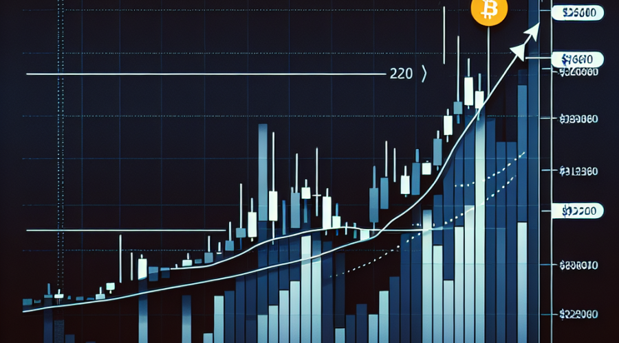 "An orange rising chart featuring Solana's bullish run against midnight blue background, symbolizing potential price target of 0, with marked support level at 2 and resistance level at 0, detailed with dark blue lines and fonts, in a 1200 x 628 pixels size image."