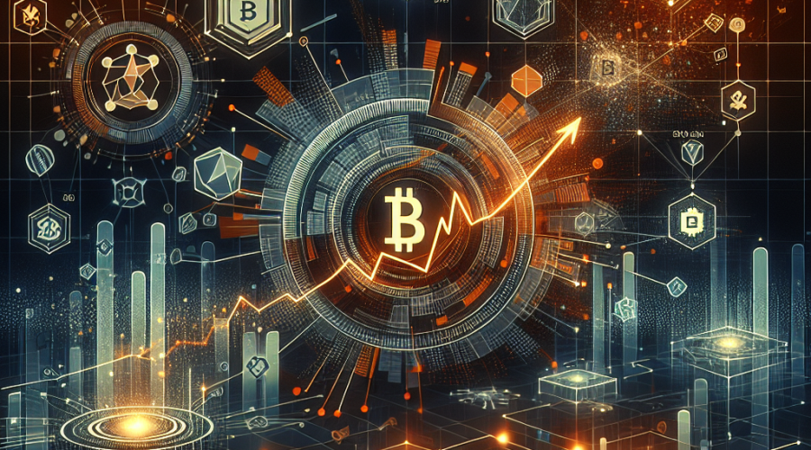 "SEO alt-text: A vividly colored graph illustrates TAC's explosive growth to 8 million within a month, symbolizing Ethereum-based applications' integral part. Ethereum and Telegram logos subtly incorporated, with Euler highlighted as holding the largest share of TAC's TVL, against a sophisticated financial backdrop, hinting at blockchain technology and DeFi in hues of Orange, Dark Blue, and Midnight Blue."