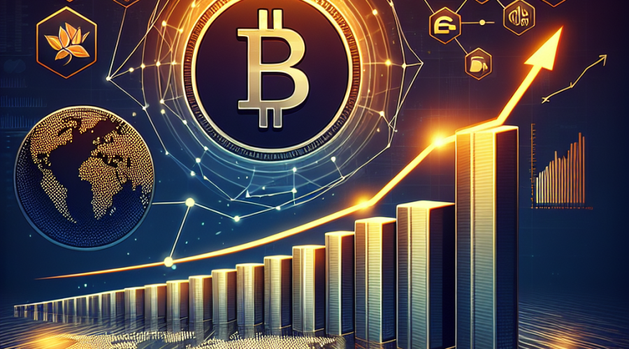 **SEO-optimized alt-text:** Modern blog image showing a stylized Bitcoin icon rising toward a 0,000 milestone with upward-trending network lines and graphs in the background, symbolizing strong cryptocurrency growth. In the foreground, a sleek Remittix (RTX) logo and digital payment icons connect multiple countries, representing global fintech innovation. The graphic uses vibrant orange, deep dark blue, and midnight blue brand colors to convey trust, excitement, and forward-thinking momentum in the digital payments and crypto space.