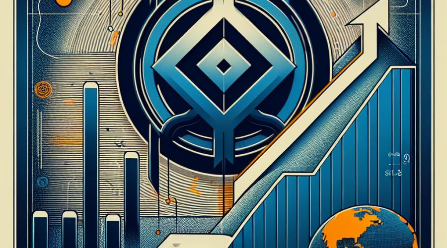 "Linea logo in Dark Blue dominating a digital collage symbolizing DeFi growth, with an upward trending line graph, a global and complex layer-2 network represented by an orange globe and labyrinth, a bull illustrating market surge, and an Aave logo acknowledging their contribution. Text in Midnight Blue reads 'Linea: Dominant Force in DeFi' and 'Total value locked at .94B'. Image resolution is 1200 x 628 pixels."