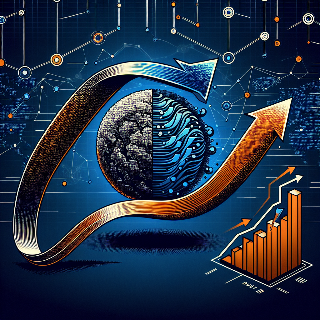 "Digital transformation of a grayscale XRP coin into a vibrant orange and blue mXRP token, symbolizing high yield potential in the DeFi ecosystem with an ascendant line graph, all set against a backdrop of globally interconnected network nodes in brand colors Midnight Blue and Dark Blue."