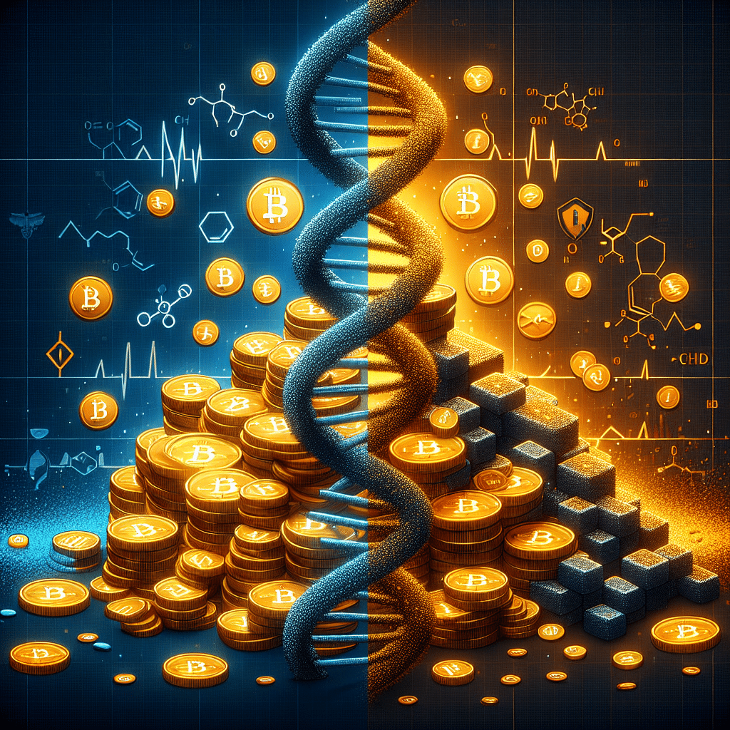 "Bitcoin pile morphing into a DNA strand symbolizing the Strive and Semler merger, with Strive's Bitcoin prominence in Dark Blue and Semler's focus on healthcare diagnostics in Midnight Blue. Bold Orange Overlay text announces '$1.2 Billion Bitcoin Treasury: Strive & Semler Merge'. Image designed in dimension 1200x628 pixels."