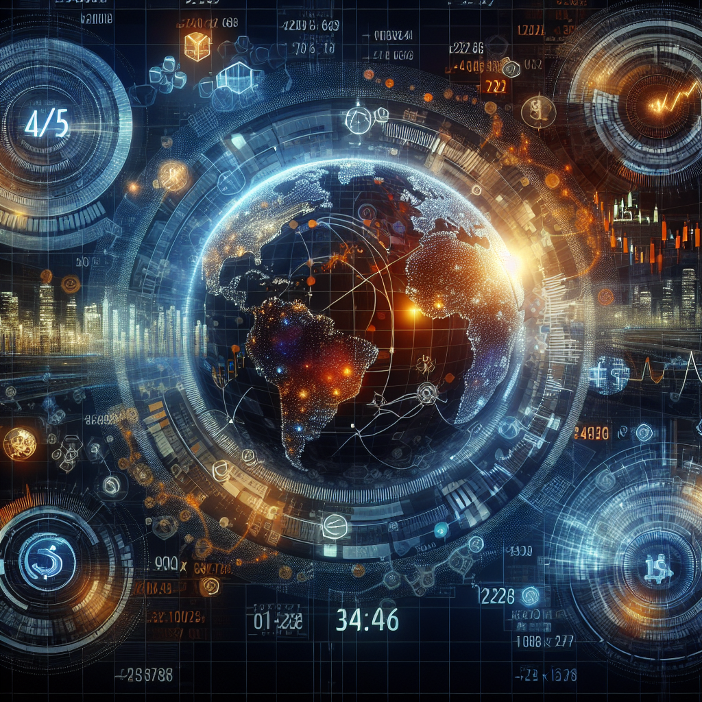 Certainly! Here is an SEO-optimized alt-text for your described image: "Hero image for a financial blog showcasing the fusion of traditional finance and crypto innovation: a high-tech global trading hub with glowing orange (#FF9811) and deep blue digital graphs and market data overlays. Perpetual motion symbols illustrate a seamless 24/7 trading loop circling a luminous world map, blending classic financial icons (stocks, commodities, indices) with futuristic cryptocurrency elements on a sophisticated midnight blue background, evoking energy, trust, and institutional-grade innovation."