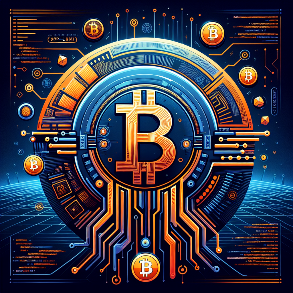 **SEO-optimized alt-text:** Modern digital illustration at 1200x628 pixels depicting the evolution of Bitcoin through software innovation, featuring a stylized Bitcoin Core logo at the center with abstract circuit lines radiating outward, symbolizing network upgrades and connectivity; includes subtle Bitcoin coins and code snippets like 'OP_RETURN' to represent technical enhancements and data storage debates, set against a vibrant gradient background of orange and deep blue with futuristic design elements, evoking open-source collaboration and technological progress for a tech-focused WordPress blog.