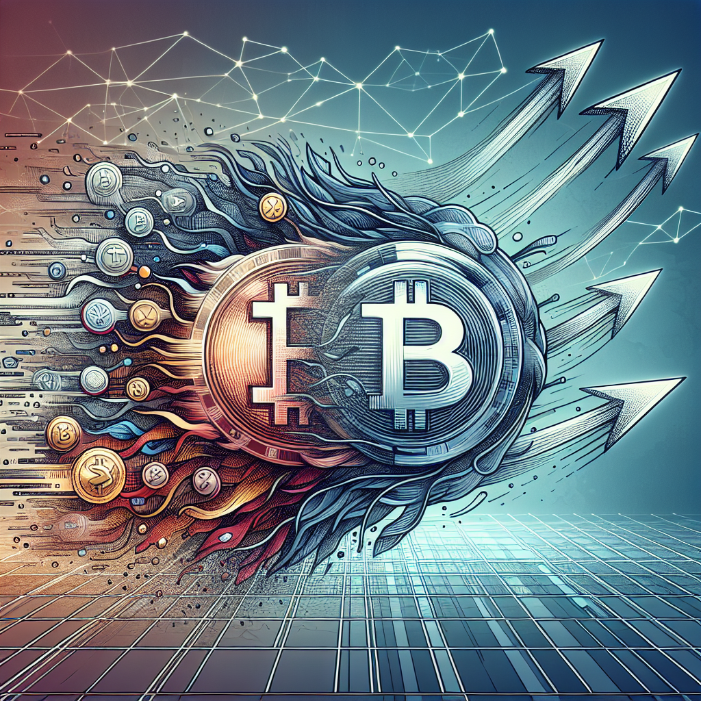 Certainly! Here is an optimized SEO alt-text for your described image: "Modern digital illustration depicting a metaphorical race between established and emerging blockchain platforms. On the left, a slightly faded, solid Cardano symbol represents traditional crypto under pressure. On the right, a bold, energetic Remittix icon radiates forward momentum, with vibrant currency streams symbolizing seamless transitions between crypto and fiat. The sleek design uses brand colors orange (#FF9811), dark blue (#000D43), and midnight blue (#021B88), featuring dynamic blockchain connectivity lines and nodes. The image embodies innovation, security, and real-world adoption for fintech and crypto audiences."