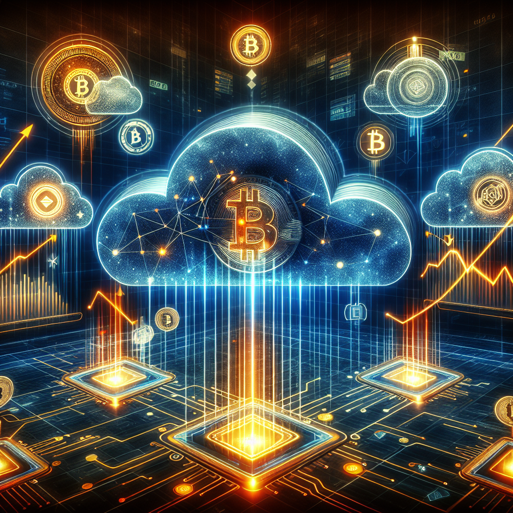**SEO Alt-text:** "Modern blog header image illustrating cloud-based cryptocurrency mining in 2025, featuring stylized Bitcoin and leading crypto coins emerging from digital clouds linked to secure data servers. Upward financial charts and glowing lines represent passive income, growth, and innovation. Image includes FOR CRYPTO branding in vivid orange (#FF9811), dark blue (#000D43), and midnight blue (#021B88) for a professional, trustworthy, and tech-forward look, ideal for a top crypto investment blog."