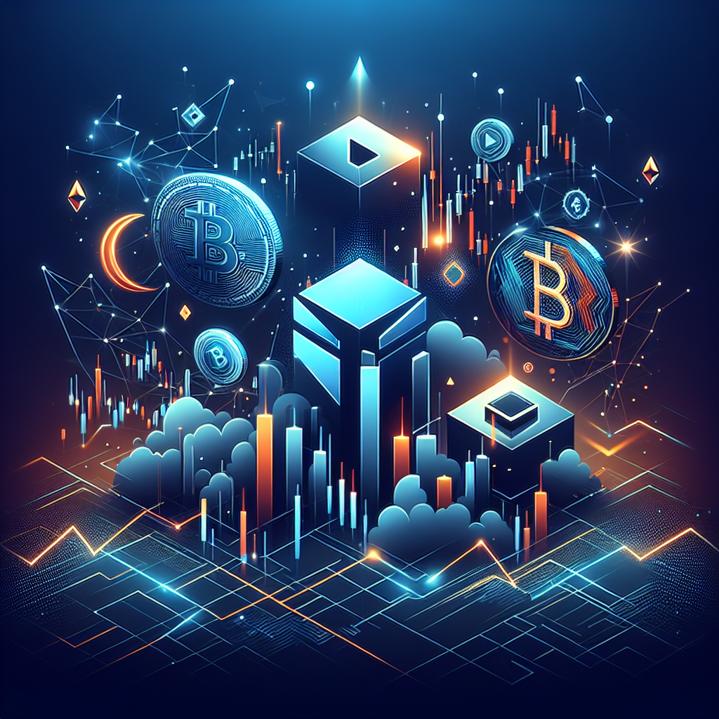 **SEO ALT-TEXT:** A modern digital illustration sized 1200 x 628 pixels visualizes the dynamic landscape of crypto finance, featuring bold geometric shapes and interconnected lines symbolizing AI-driven recovery and resilience in DeFi platforms. Subtle candlestick charts and digital tokens reference market activity, while the abstract emblems of MetaDAO and Avici rise above elements of turbulence, embodying strength and innovation. The image uses a vibrant orange (#FF9811), dark blue (#000D43), and midnight blue (#021B88) color palette, with smooth gradients and energetic accents for a forward-thinking, professional look—all conveying growth, technology, and the evolving opportunity in crypto and decentralized finance.
