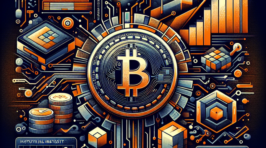 Absolutely! Here’s a great SEO-optimized alt text for your described image prompt: **Alt Text:** “Modern blog banner illustrating the evolving crypto landscape with vibrant orange and blue gradients. Features a prominent Bitcoin coin and financial chart for institutional investment, an abstract digital avatar and circuit patterns symbolizing next-gen AI and digital identity like Worldcoin, and game icons including chess, checkers, and mobile devices highlighting breakthrough Web3 gaming apps such as Tapzi. Unified, energetic design uses brand colors #FF9811, #000D43, and #021B88 with layered, futuristic effects for a professional, innovative look.” Let me know if you’d like a more compressed or keyword-targeted variation!