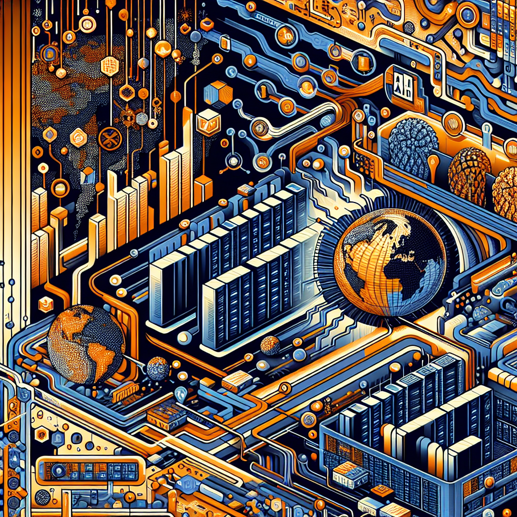 **SEO-Focused Alt Text:** "Modern 1200x628 pixel banner visualizing Foxconn’s resilience and adaptability in global supply chains amid China’s rare earth export restrictions and escalating AI server demand; the image features server rack silhouettes, electronic circuit patterns, AI-inspired data flows linking global factories, and shimmering rare earth element symbols, all in bold brand colors—Orange (#FF9811), Dark Blue (#000D43), and Midnight Blue (#021B88)—emphasizing Foxconn’s pivotal role, geopolitical border tension, and the rapid expansion of AI infrastructure." If you'd like a shorter version or a version optimized for a specific platform (like Open Graph, Twitter, etc.), let me know!