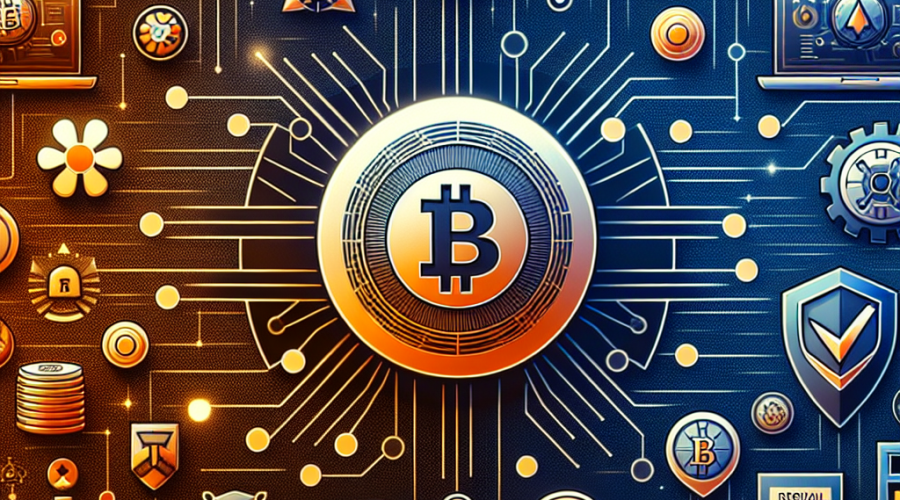 **SEO-Optimized Alt Text:** Modern digital illustration showing cryptocurrency regulation and innovation in Japan; left side features digital assets and traditional coins merging with Japanese flag, regulatory icons, and network graphics, symbolizing secure crypto laws; right side displays futuristic blockchain gaming with chess, checkers, rock-paper-scissors, rising tokens, Tapzi logo, and Dogecoin symbol–all in bold orange, dark blue, and midnight blue gradients, representing technology, security, and progress.