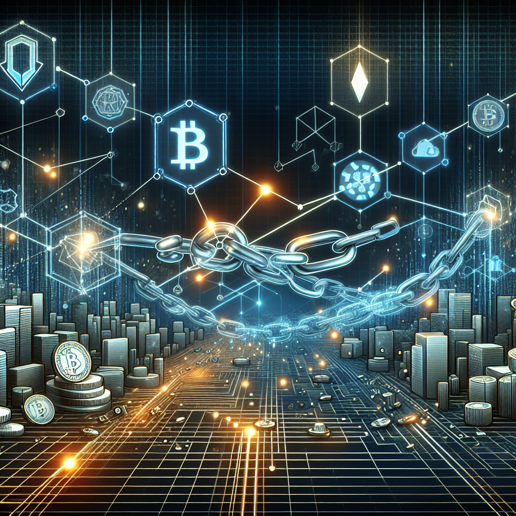 **SEO-focused alt-text:** Digital illustration depicting interconnected blockchains with abstract, overlapping chain links and dynamic data flows, visually linking diverse crypto tokens and real-world assets like buildings, coins, and documents. Features Mantra Chain and Hyperlane logos to represent cross-chain interoperability and liquidity on a high-tech dark blue and midnight blue background, accented by vibrant orange lines, evoking advanced DeFi innovation, technology, and financial connectivity. --- Let me know if you'd like a shorter or longer version, or want to target a specific keyword for optimization!