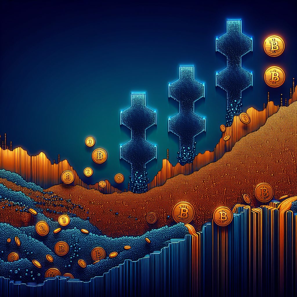 "Dark Blue MegaETH logo on a Midnight Blue background, launching into an Orange landslide of coins to signify the third surge in its value on the Ethereum Layer 2 network. The subtly included Ethereum and Coinbase symbols hint towards their influence, while the core of the image emphasizes the 9 million cap and the .2 billion surge. A elegantly designed, 1200 x 628 pixel landscape image, perfectly encapsulating the thrill of the ascending crypto market."