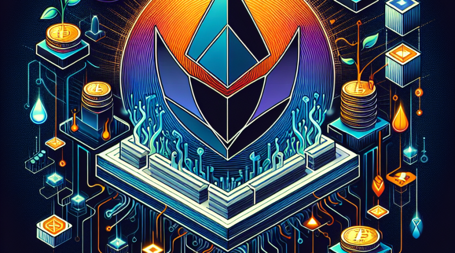 "Layer 1 blockchain Plasma icon intertwining with Chainlink and Aave logos in a dynamic DeFi ecosystem design, demonstrating the strengthening and scale of the thriving cryptocurrency market. Visual elements suggest market growth and widespread acceptance, seamlessly incorporated with the brand colours - Orange, Dark Blue, and Midnight blue. The imagery captures stablecoins and hints at the potential of the evolving blockchain sphere. Sized at 1200 x 628 pixels."