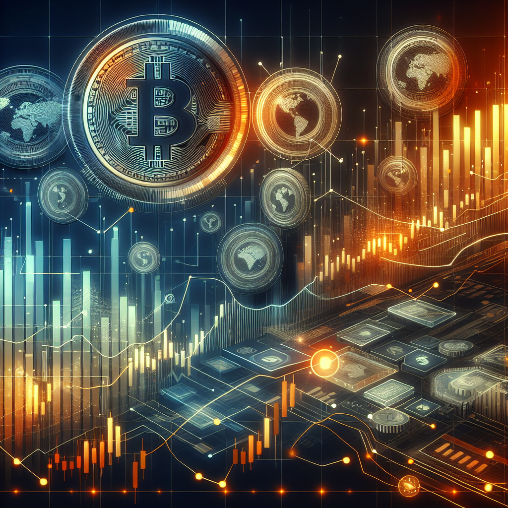 Certainly! Here’s an SEO-optimized alt text for the described image: **Alt Text:** Stylized digital illustration of USDT (Tether) and USDC (Circle) coins being minted with vibrant streams of cryptocurrency flowing into global financial networks, set against a dynamic background of financial graphs and market indicators. The image uses brand colors vibrant orange (#FF9811), dark blue (#000D43), and midnight blue (#021B88), symbolizing stability, market volatility, and the transformative impact of stablecoins in global finance. Evokes institutional trust, innovation, and the evolution of digital assets. Let me know if you’d like a shortened or customized version!