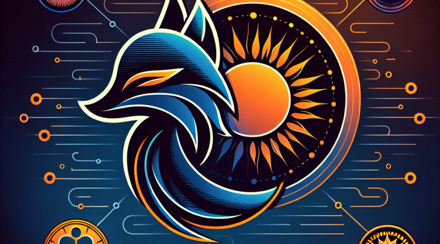 "Stylized Uniswap and Solana logos intertwined, symbolizing their collaboration against a dark blue and midnight blue background featuring subtle DeFi elements like chains and tokens. Prominent text reads 'Uniswap Now Supports Solana' in an elegant, modern font. Image communicates seamless integration and potential growth in the DeFi sector."
