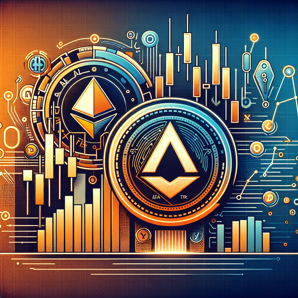 **SEO-Optimized Alt Text:** Modern digital illustration (1200x628px) showing Cardano (ADA) with abstract candlestick price charts and an upward trend channel on the left, and Remittix (RTX) as a futuristic digital coin linking crypto icons to bank buildings on the right; uses gradients with orange (#FF9811), dark blue (#000D43), and midnight blue (#021B88), visually representing cryptocurrency technical analysis, international payments, and financial innovation for a WordPress blog about crypto trends.