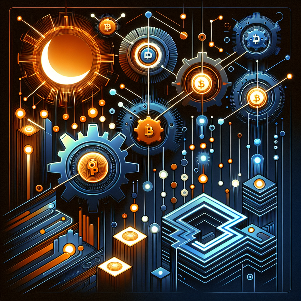 **SEO-Optimized ALT Text:** "Modern digital illustration sized 1200x628 pixels depicting abstract blockchain layers interconnected with glowing parallel data streams, symbolizing high-throughput performance. Integrated toolkits, gears, stylized tokens, coins, and network nodes emphasize developer empowerment, MON token, and wide ecosystem support for Enso and Monad. Dynamic color palette with orange (#FF9811), dark blue (#000D43), and midnight blue (#021B88) blends for an innovative, trustworthy, high-tech look, highlighting acceleration of DeFi and next-generation blockchain technology."