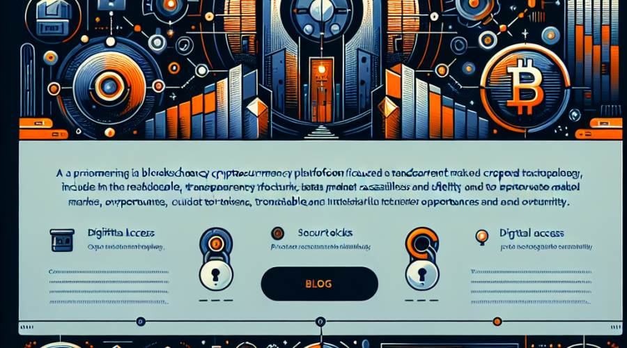 **Optimized SEO Alt-Text:** Modern professional blog header image for IPO Genie, a crypto platform, featuring abstract blockchain elements, investment charts, token icons, and digital access motifs. Dominated by brand colors orange (#FF9811), dark blue (#000D43), and midnight blue (#021B88) blended smoothly. Subtle futuristic touches include chain links, secure locks, and AI patterns, visually portraying transparency, private market access, security, and financial innovation in a clean fintech design. If you’d like this tweaked for a specific audience or keyword, let me know!