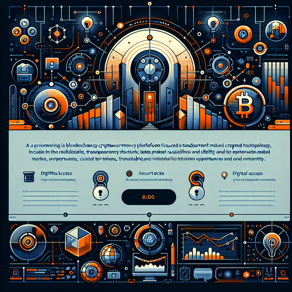 **Optimized SEO Alt-Text:** Modern professional blog header image for IPO Genie, a crypto platform, featuring abstract blockchain elements, investment charts, token icons, and digital access motifs. Dominated by brand colors orange (#FF9811), dark blue (#000D43), and midnight blue (#021B88) blended smoothly. Subtle futuristic touches include chain links, secure locks, and AI patterns, visually portraying transparency, private market access, security, and financial innovation in a clean fintech design. If you’d like this tweaked for a specific audience or keyword, let me know!