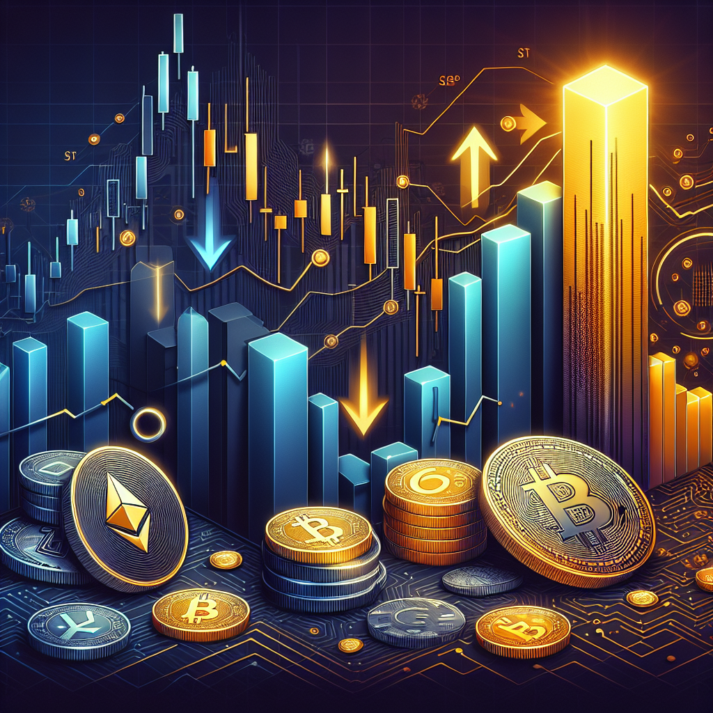 **SEO Alt-Text for Image:** Modern fintech blog image featuring downward-trending candlestick charts, muted Bitcoin, Ethereum, and Solana coins slipping to symbolize cryptocurrency and risk asset weakness, contrasted by a glowing gold bar representing safe haven assets; includes subtle DeFi and protocol growth elements with an up-arrow stablecoin and abstract blockchain connectivity, all in a sleek dark blue, midnight blue, and orange color palette, sized 1200x628 pixels with headline space—ideal visual for cryptocurrency market analysis articles.