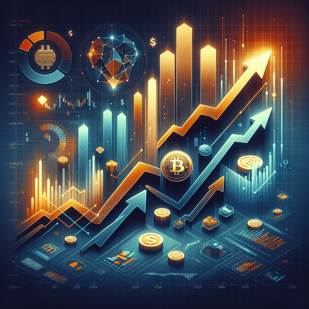 Certainly! Here’s a great, SEO-friendly alt-text for your described image: **Alt-text:** Modern digital-style blog header image (1200 x 628 pixels) featuring brand colors orange (#FF9811), dark blue (#000D43), and midnight blue (#021B88). Visual composition compares cautious financial markets by displaying traditional assets—gold (subtly highlighted) and stock symbols—alongside digital assets like Bitcoin and crypto coins. Stylized arrows indicate mixed market performance, with some pointing down. Dynamic upward-trending lines, digital betting slips, Robinhood and sports parlays interface elements, and glowing prediction market icons suggest financial technology innovation. Overlays of charts and fintech graphics create a professional, eye-catching layout balancing market uncertainty and excitement for prediction market trends.