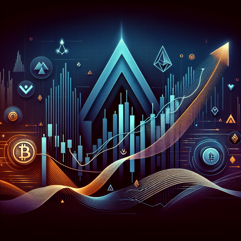 Certainly! Here is a highly-optimized SEO alt-text for your described image prompt: **Alt-text:** "Abstract digital illustration of XRP market consolidation and breakout potential featuring a dark blue and midnight blue candlestick chart forming a descending channel and triangle pattern, overlaid with vibrant orange upward arrows and momentum waves to signal bullish energy. XRP icons and exchange outflow symbols are subtly integrated, capturing anticipation and focus on cryptocurrency market trends in a sleek, modern style sized 1200x628 pixels."