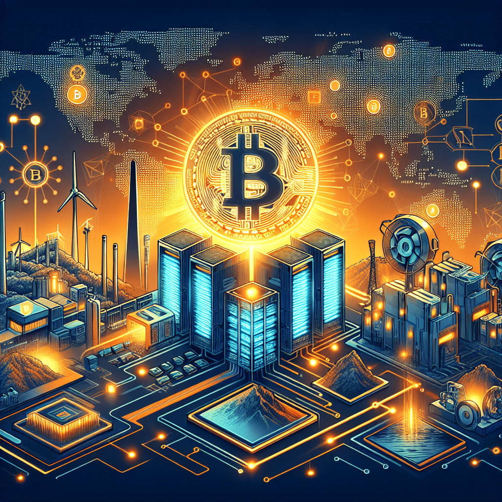 SEO-Focused Alt-Text: "Sleek digital illustration of a futuristic Bitcoin mining facility blending advanced data centers, AI-themed elements, Bitcoin symbols, and ASIC mining hardware. The scene features hydro and geothermal energy infrastructure alongside digital graphs and global network lines, representing growth and diversification into AI and high-performance computing (HPC). Neopool’s vibrant orange and dark and midnight blues dominate the palette. A subtle global map with energy hotspots appears in the background, illustrating the transition from traditional crypto mining toward a diversified tech future. 1200x628 image." --- Let me know if you'd like it optimized for a specific target audience or platform!