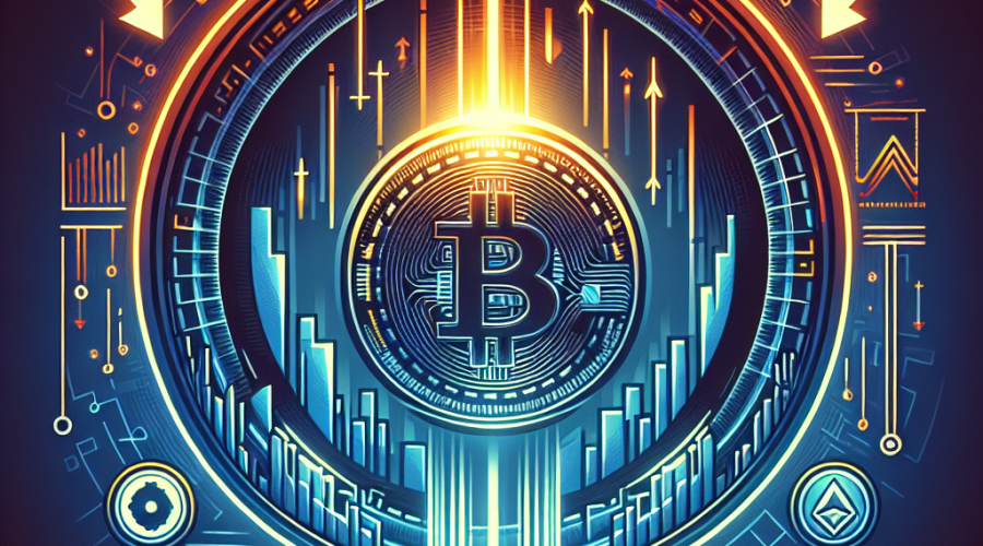 SEO alt-text: “Digital illustration showing a central Cardano ADA coin under pressure from red downward arrows and bearish candlestick charts, set against a subdued, modern backdrop. Behind, a glowing Midnight-blue privacy shield portal (using #FF9811, #000D43, #021B88) with subtle privacy icons represents Cardano’s futuristic Midnight sidechain. Orange accents provide urgency and hope, blending Cardano ADA and Midnight branding, and the overall scene conveys high tension and anticipation in the cryptocurrency market.”