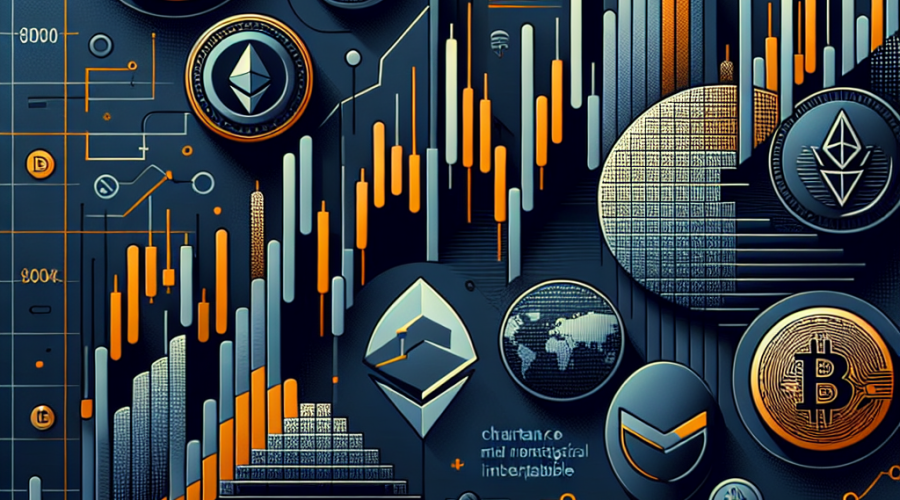 **SEO Alt-Text:** Modern digital illustration (1200x628) showcasing the crypto market’s sharp dip due to geopolitical tensions, featuring a vibrant candlestick chart with Bitcoin, Ethereum, and Pepeto icons in the foreground. Bold brand colors—orange (#FF9811), dark blue (#000D43), and midnight blue (#021B88)—dominate the visual. Background includes subtle world maps, currency symbols, and tech motifs, with upward arrows representing investment opportunity. Shield and audit icons highlight blockchain security, blending resilience and innovation amid market volatility. Ideal for crypto news and investment blog headers.
