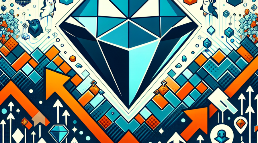 **SEO Alt-text suggestion:** "Modern 1200x628 image visually representing resilience and innovation in the cryptocurrency market, featuring Ethereum’s cracked diamond logo symbolizing recent losses, surrounded by dynamic upward arrows and emerging elements for recovery and growth. Background includes subtle icons: an AI motif (DeepSnitch AI), network nodes (Canton Network), and playful Pudgy Penguin graphics, all in a cohesive, tech-forward color palette of vibrant orange, dark blue, and midnight blue, creating a clean, optimistic, and abstract blockchain-themed visual."