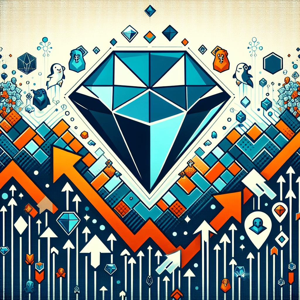 **SEO Alt-text suggestion:** "Modern 1200x628 image visually representing resilience and innovation in the cryptocurrency market, featuring Ethereum’s cracked diamond logo symbolizing recent losses, surrounded by dynamic upward arrows and emerging elements for recovery and growth. Background includes subtle icons: an AI motif (DeepSnitch AI), network nodes (Canton Network), and playful Pudgy Penguin graphics, all in a cohesive, tech-forward color palette of vibrant orange, dark blue, and midnight blue, creating a clean, optimistic, and abstract blockchain-themed visual."