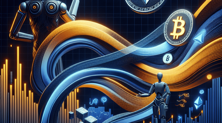 **SEO-Optimized Alt-Text:** Sleek modern blog feature image at 1200 x 628 pixels displaying stylized Bitcoin, Ethereum, and Solana tokens with streaming digital data and upward-trending financial charts, symbolizing strong institutional crypto inflows. The foreground highlights an AI robotic figure analyzing market data, representing the innovative DeepSnitch AI presale. Vibrant orange, dark blue, and midnight blue color palette conveys momentum, opportunity, and cutting-edge technology in crypto investments.